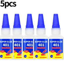 1/2件 401強力膠萬用黏著劑，防水耐熱，快乾黏合金屬、塑膠、陶瓷、橡膠、木材、壓克力、撞球桿頭、珠寶、鞋子修補、居家修補膠 - 藍色 - 查看 9