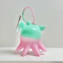 Keychain Holder With Random Gel Included Bath B&BW Original Silicone Figures Body Halloween Dog Heart Chocolate Autumn Teacher - 珊瑚粉 - 查看 5