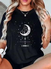 Women T-Shirts - 黑色 - 查看 1