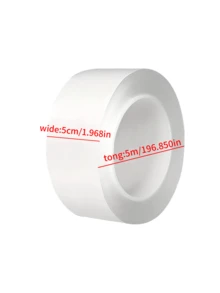 1pc Single-Sided Transparent Nano Tape, Invisible Table Corner Anti-Collision Strip, Baby Safety Furniture Edge Guard, Easy To Cut With No Residue - Transparent - View 11