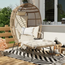 Patio Lounge Chair & Swing Chair - B - View 1