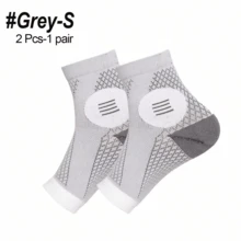 2pcs/Set High Quality Ankle Support Sleeves, Arch And Ankle Support Compression Socks, Open Toe Design, Suitable For Daily Wear And Outdoor Activities, Elastic Foot Brace, Sports Ankle Support - Multicolor - View 14