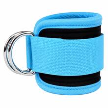 1 Pair Leg Strength Training Ankle Straps For Cable Machine, Hook And Loop Ankle Cuffs Fitness Leg Rings, Leg Muscle Trainer, Glute And Leg Workout Strap, Ankle Cuffs For Cable Machine - Multicolor - View 13