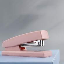 Morandi Handheld Stapler, Mini Compact Stapler, Office Binding Machine, Handheld Stapler, Suitable For Students, Essential For Office Workers, Teacher Teaching Assistant, Home Daily Document Binding, Study Room Organization, Office Document Management, School Classroom Material Organization, Library Book Binding - Sets - View 2