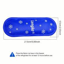 Portable Reusable Nylon Ice Packs - Suitable For Freezer, Daily Use And Outdoor Travel - Blue - View 2