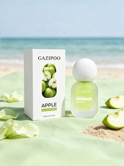 1pc 15ml Tropical Fruit Fragrance, Green Apple Scent Mixed Floral And Fruit Aroma, Multi-Layered Fragrance, Long-Lasting Natural Fresh And Charming, Suitable For Home, Indoor, Car, Bedroom, Dorm, Office, Travel, Vacation, Party, Summer Travel Essential