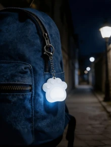 USB充電式迷你心形觸控感應夜燈 - 自動感應包包燈、柔光、護眼照明、便攜旅行鑰匙圈吊飾、浪漫情人節禮物、電池供電、辦公室照明 - 彩色 - 查看 16