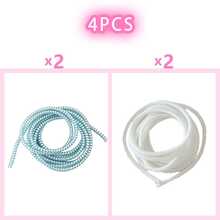 2pcs/3pcs/4pcs/5pcs Pelindung Kabel Spiral Warna Acak, Pelindung Kabel Charger, Pelindung Kabel Data, Selongsong Pelindung Charger, Penutup Charger, Pelindung Kabel Earphone Cocok Untuk Ponsel Earphone Kabel Data USB Pelindung Charger, Selongsong Kabel - Beraneka warna - View 42