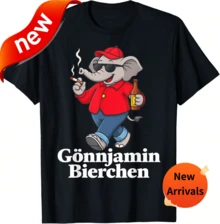 Local Warehouse, Brand, Gönnjamin Bierchen X Benjamin Bierchen Beer Delicious Beer T-Shirt - Black - View 1
