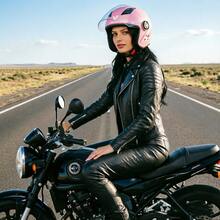 3/4 Dual-Lens Helmet, Reinforced For Impact And Pressure Resistance, Suitable For Motorcycle And Electric Vehicle Riding - B - View 11