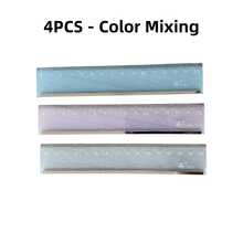 1pc Random Minimalist Ruler, Suitable For Back To School, Learning Supplies, Office Supplies, Christmas Gift - one-size - View 12