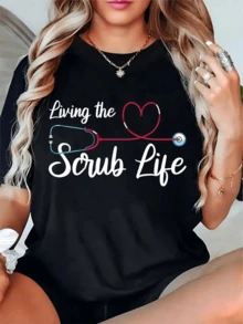 Women T-Shirts - 黑色 - 查看 1