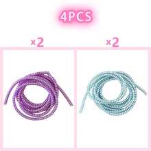 2pcs/3pcs/4pcs/5pcs Pelindung Kabel Spiral Warna Acak, Pelindung Kabel Charger, Pelindung Kabel Data, Selongsong Pelindung Charger, Penutup Charger, Pelindung Kabel Earphone Cocok Untuk Ponsel Earphone Kabel Data USB Pelindung Charger, Selongsong Kabel - Beraneka warna - View 49