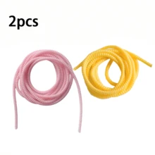 2pcs/3pcs/4pcs/5pcs Pelindung Kabel Spiral Warna Acak, Pelindung Kabel Charger, Pelindung Kabel Data, Selongsong Pelindung Charger, Penutup Charger, Pelindung Kabel Earphone Cocok Untuk Ponsel Earphone Kabel Data USB Pelindung Charger, Selongsong Kabel - Beraneka warna - View 30