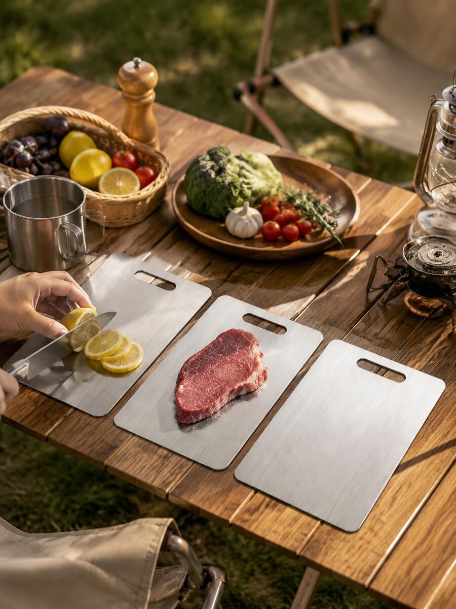 [Kitchen Cutting Mat]Durable And Easy To Clean Cutting Board | Japanese Grade Material | Suitable For Vegetables, Fruits, Chicken, Beef Kitchen Mat - Multicolor - View 1
