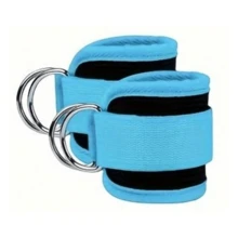 1 Pair Leg Strength Training Ankle Straps For Cable Machine, Hook And Loop Ankle Cuffs Fitness Leg Rings, Leg Muscle Trainer, Glute And Leg Workout Strap, Ankle Cuffs For Cable Machine - Multicolor - View 16