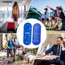 Portable Reusable Nylon Ice Packs - Suitable For Freezer, Daily Use And Outdoor Travel - Blue - View 5