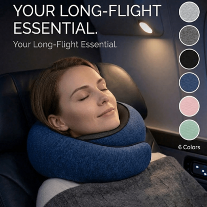 Almohada de cuello ergonómica en forma de U de espuma de memoria, almohada de cuello para viaje y avión, artefacto para siesta en la oficina, almohada de cuello portátil, artefacto de estilo similar, búsqueda popular