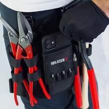 A Waist Bag Equipped With Portable Tools, Featuring Multiple Storage Pockets And A Multifunctional Tool Storage Compartment, Suitable For Wearing On The Waist Or Leg, Ideal For Home Renovations And Construction Sites. - 1pc Multi-functional Tool Waist Bag - View 6
