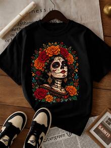 Women T-Shirts - Black - View 1