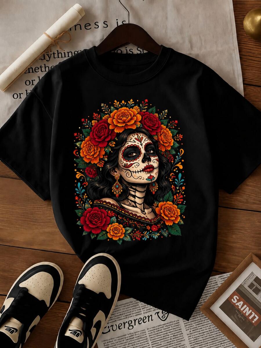 Women T-Shirts - Black - View 1