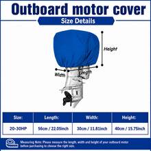 Outboard Motor Cover-6 Sizes Available, 3 Colours(Black/Grey/Blue), Heavyweight 300D Oxford Fabric, The Bottom Features A Drawstring Design, Suitable For 6-250HPoutboard Motor, Electric Outboard Motor(Only The Protective Cover) - View 22
