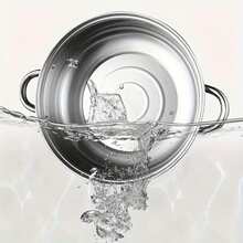 One Set Of Single-Layer, Double-Layer, And Triple-Layer Thickened Stainless Steel Steamer With A Glass Lid, A Multi-Functional Steamer Suitable For Hot Pot, Soup Pot, And Induction Cookers. - View 10