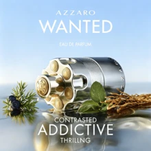 KAYALI Azzaro Wanted Eau de Parfum - Colonia energizante e intensa para hombre - Fragancia amaderada, aromática y especiada - Notas frescas de bayas de enebro, salvia y vetiver - Larga duración - Perfumes de lujo para hombre 3.4oz/100ml - Fougère - Ver 4