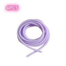 2pcs/3pcs/4pcs/5pcs Pelindung Kabel Spiral Warna Acak, Pelindung Kabel Charger, Pelindung Kabel Data, Selongsong Pelindung Charger, Penutup Charger, Pelindung Kabel Earphone Cocok Untuk Ponsel Earphone Kabel Data USB Pelindung Charger, Selongsong Kabel - Beraneka warna - View 83
