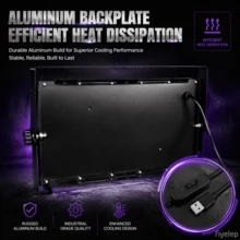 AIICRGB 140LED USB UV Resin Curing Light 395nm LED Lamp For Jewelry Making, Earrings, Pendants, Necklaces, Bracelets, Rings, Brooches, Fast Curing Epoxy Resin Jewelry Casting DIY Craft Tool - Black - View 6