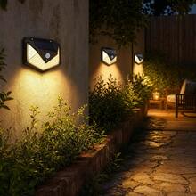 1 Pc Luzes Solares Decorativas Para Exterior Sem Cabos Poupe Energia Facil Montagem Longa Duracao - Estrela - Visão 5