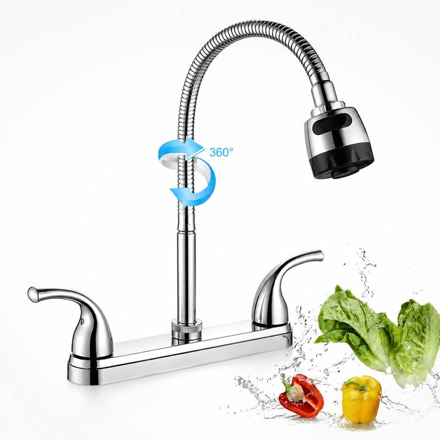 Kitchen Faucet - Silver - View 1