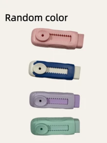 4pcs/3pcs/2pcs/1pc Retractable Eraser, Ultra Clean No Damage Eraser, Student Correction Stationery Eraser, Back To School Essential Reward Small Gift - A - View 10