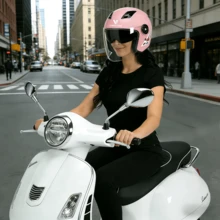 3/4 Dual-Lens Helmet, Reinforced For Impact And Pressure Resistance, Suitable For Motorcycle And Electric Vehicle Riding - B - View 10