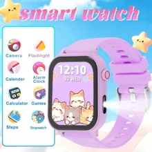 The New 1.83-Inch Touchscreen Smartwatch For Kids Features Pedometer, Alarm Clock, And Calculator Functions, A 260mAh Battery, And Is A Multi-Functional Device That Makes It The Perfect Back-To-School Gift For Your Child. - View 14
