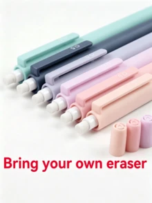 10 buah/Set, Set Pensil Mekanik Warna-warni Morandi, Isi Pensil 0,5mm/0,7mm, Desain Minimalis Warna Solid, Pensil Mekanik Plastik, Perlengkapan Pelajar dan Kantor, Perlengkapan Penting untuk Kembali ke Sekolah - Pensil mekanik berwarna - View 3