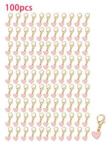100/40/20/10件組 女款合金心形鑰匙圈套組 | 金色吊飾、卡通心形設計、感恩禮物 | 旅行鑰匙圈、旅行必備、飛機與包包掛飾、裝飾性包包配件 | 適合出遊、旅行、購物、工作、送禮、派對等 | 適合老師、女友、母親和好友 | 可客製化個性化禮物 | 聖誕禮物首選 - 紅色 - 查看 13