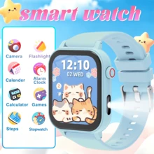 The New 1.83-Inch Touchscreen Smartwatch For Kids Features Pedometer, Alarm Clock, And Calculator Functions, A 260mAh Battery, And Is A Multi-Functional Device That Makes It The Perfect Back-To-School Gift For Your Child. - View 9