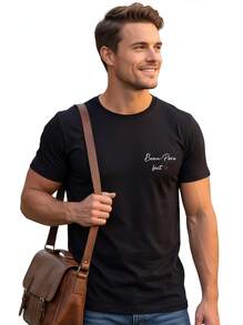 Talla grande europea, Halloween, maniquí masculino 26zeh, Camiseta para padrastro - Regalo para padrastro - Regalo para el Día del Padre, Regalo de cumpleaños para cuñado, Regalo de Navidad - Negro - Ver 2