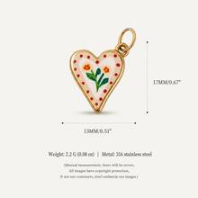 1pc New Cartoon Pendant, Exquisite Cute Style, Animal Heart Element, 18K Gold PVD Plated 316 Stainless Steel Material, Waterproof And Fade-Resistant, Suitable For DIY Creative Necklace, Bracelet, Earring, Bag Chain, Keychain, Waterproof And Sweat-Resistant, Suitable For Daily Casual Wear - Multicolor - View 18