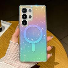 Phone Case Compatible With IPhone 17 And 16 Pro Max, Colorful Feather Pattern, Magnetic Protective Cover, Waterproof, Shockproof, Anti-Drop, Anti-Scratch - Multicolor - View 130