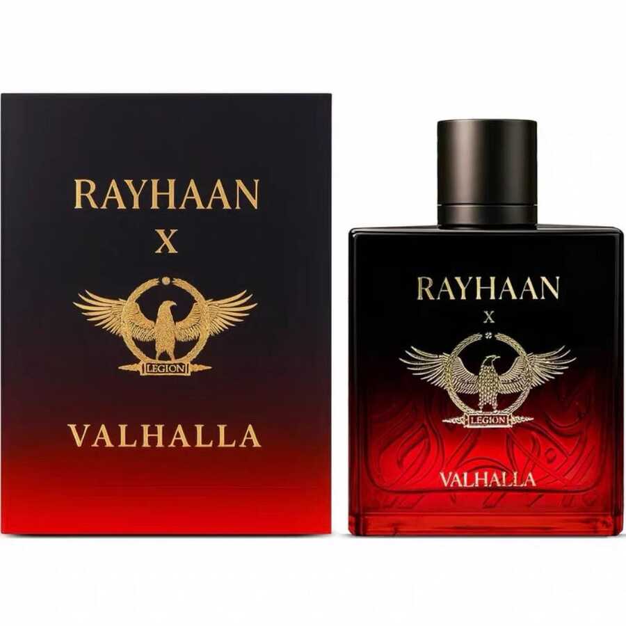 Rayhaan X Valhalla EDP Spray 3.4 Fl Oz Unisex Fruity Woody Cologne With Original Box - Warm & Spicy - View 1