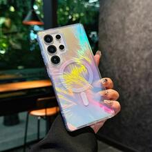 Phone Case Compatible With IPhone 17 And 16 Pro Max, Colorful Feather Pattern, Magnetic Protective Cover, Waterproof, Shockproof, Anti-Drop, Anti-Scratch - Multicolor - View 123