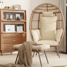 Patio Lounge Chair & Swing Chair - B - View 4