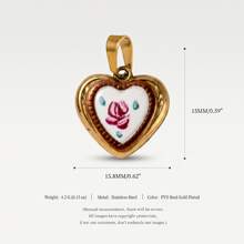 1pc New Cartoon Pendant, Exquisite Cute Style, Animal Heart Element, 18K Gold PVD Plated 316 Stainless Steel Material, Waterproof And Fade-Resistant, Suitable For DIY Creative Necklace, Bracelet, Earring, Bag Chain, Keychain, Waterproof And Sweat-Resistant, Suitable For Daily Casual Wear - Multicolor - View 14