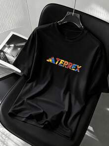 Men T-Shirts - 黑色 - 查看 1