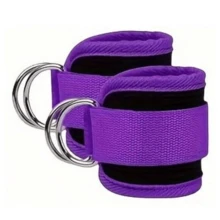 1 Pair Leg Strength Training Ankle Straps For Cable Machine, Hook And Loop Ankle Cuffs Fitness Leg Rings, Leg Muscle Trainer, Glute And Leg Workout Strap, Ankle Cuffs For Cable Machine - Multicolor - View 18