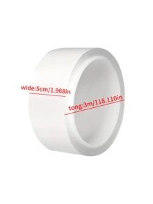 1pc Single-Sided Transparent Nano Tape, Invisible Table Corner Anti-Collision Strip, Baby Safety Furniture Edge Guard, Easy To Cut With No Residue - Transparent - View 18