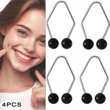 2pcs Dimple Maker, Facial Dimple Training Tool, Natural Dimple Smile Corrector, Birthday Party Holiday Gift For Friends - View 10