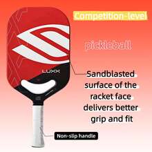 LUXX Control Pickleball Paddle Carbon Fiber Thermoforming Edgeless 16mm X7 Honeycomb Core USAPA Approved Pro Training Competition Pickleball Racket Unisex - Red - View 2